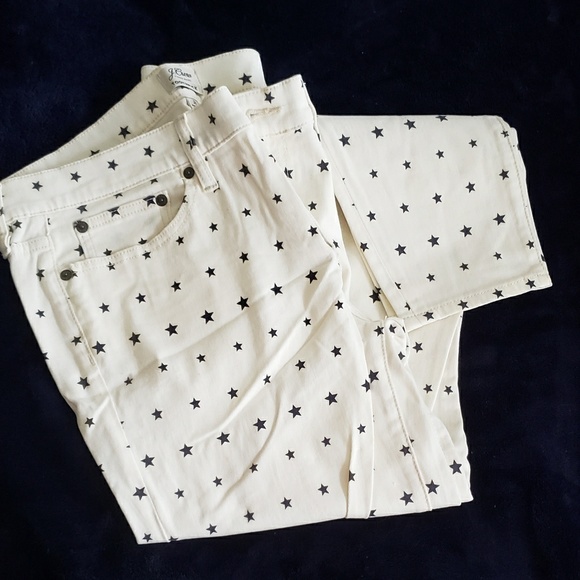 J. Crew TOOTHPICK jean in star print. - Picture 2 of 6